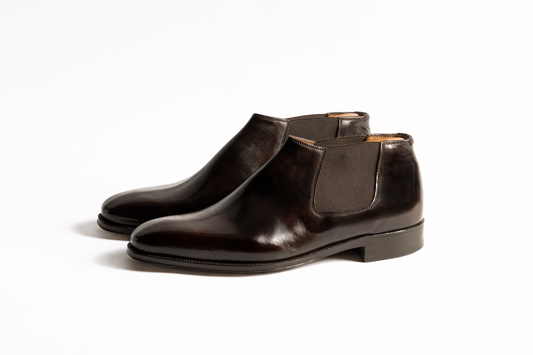 Enzo Bonafe Low Cut Chelsea Boots UK 8 Handwelted Leather Sole male