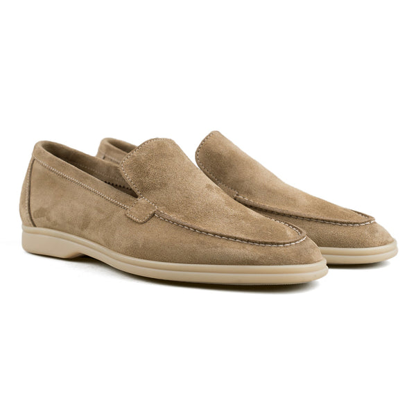 Berwick Palma Flex Loafers In Maple Suede