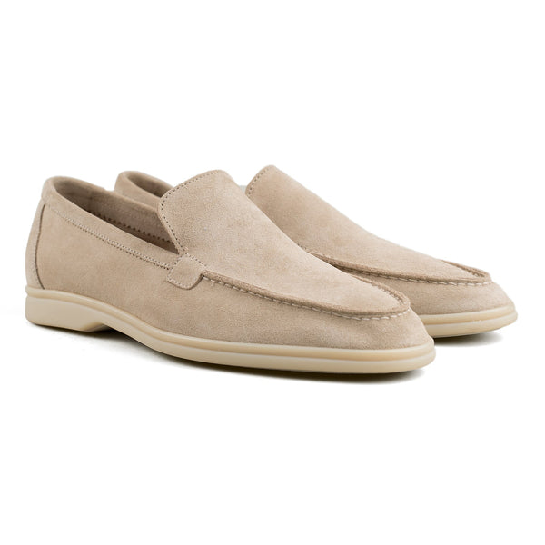 Berwick Palma Flex Loafers In Sand Suede