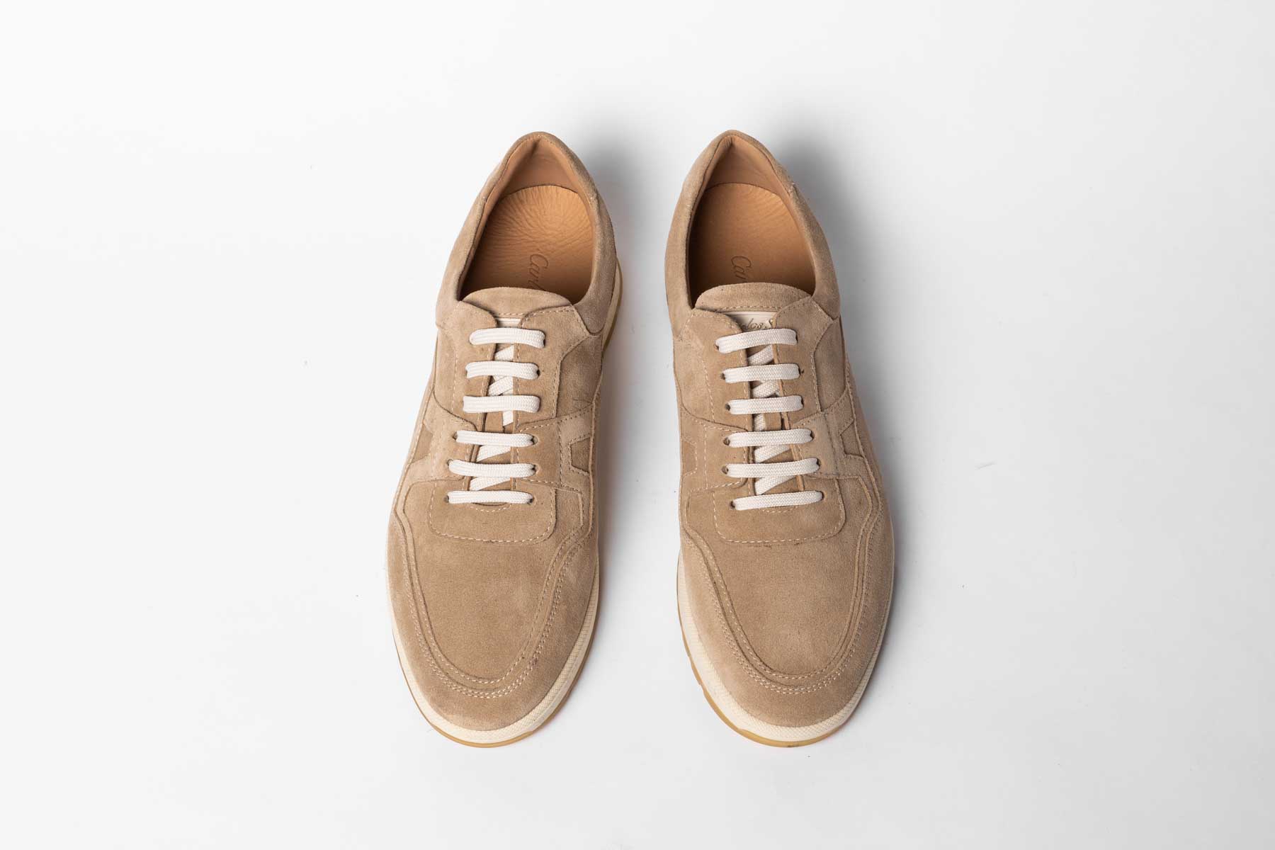 Carlos Santos Sneakers In Desert Suede