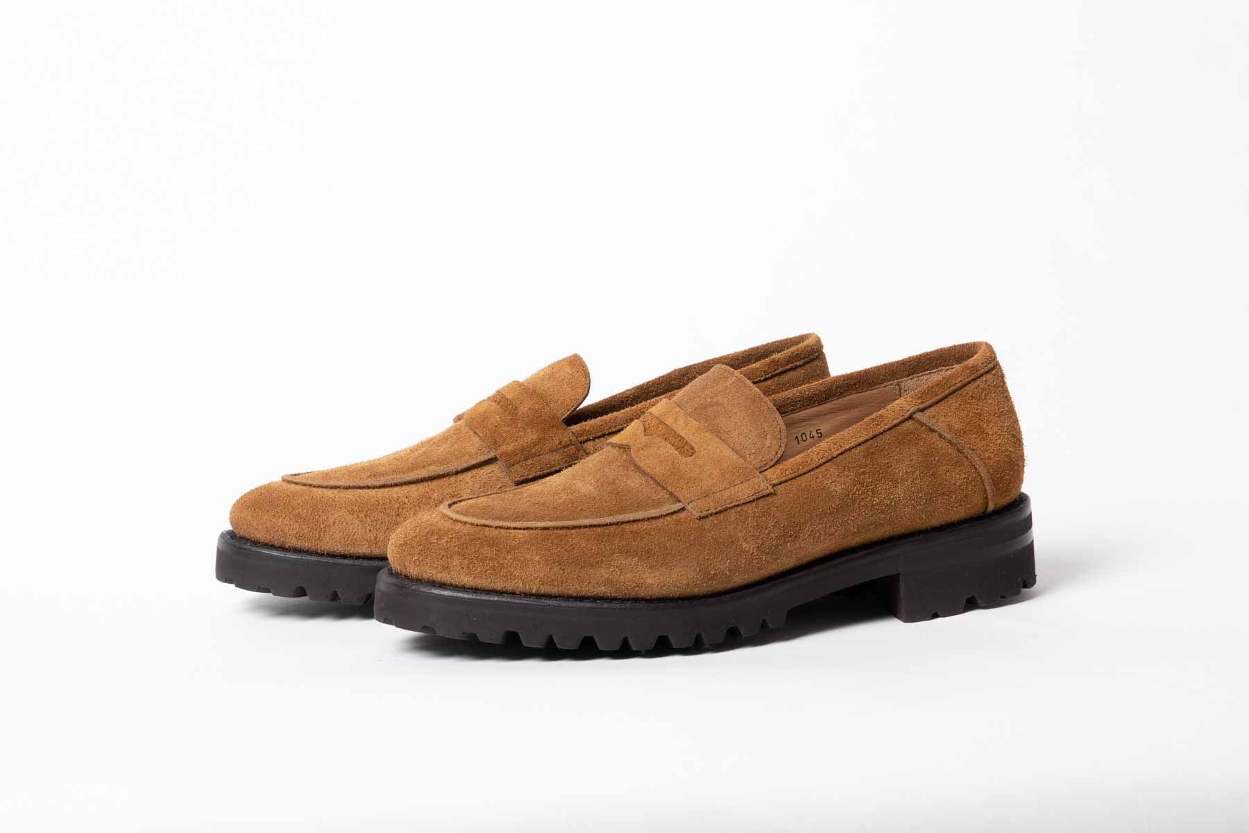 Carlos Santos 1337 Loafers In Brown Suede