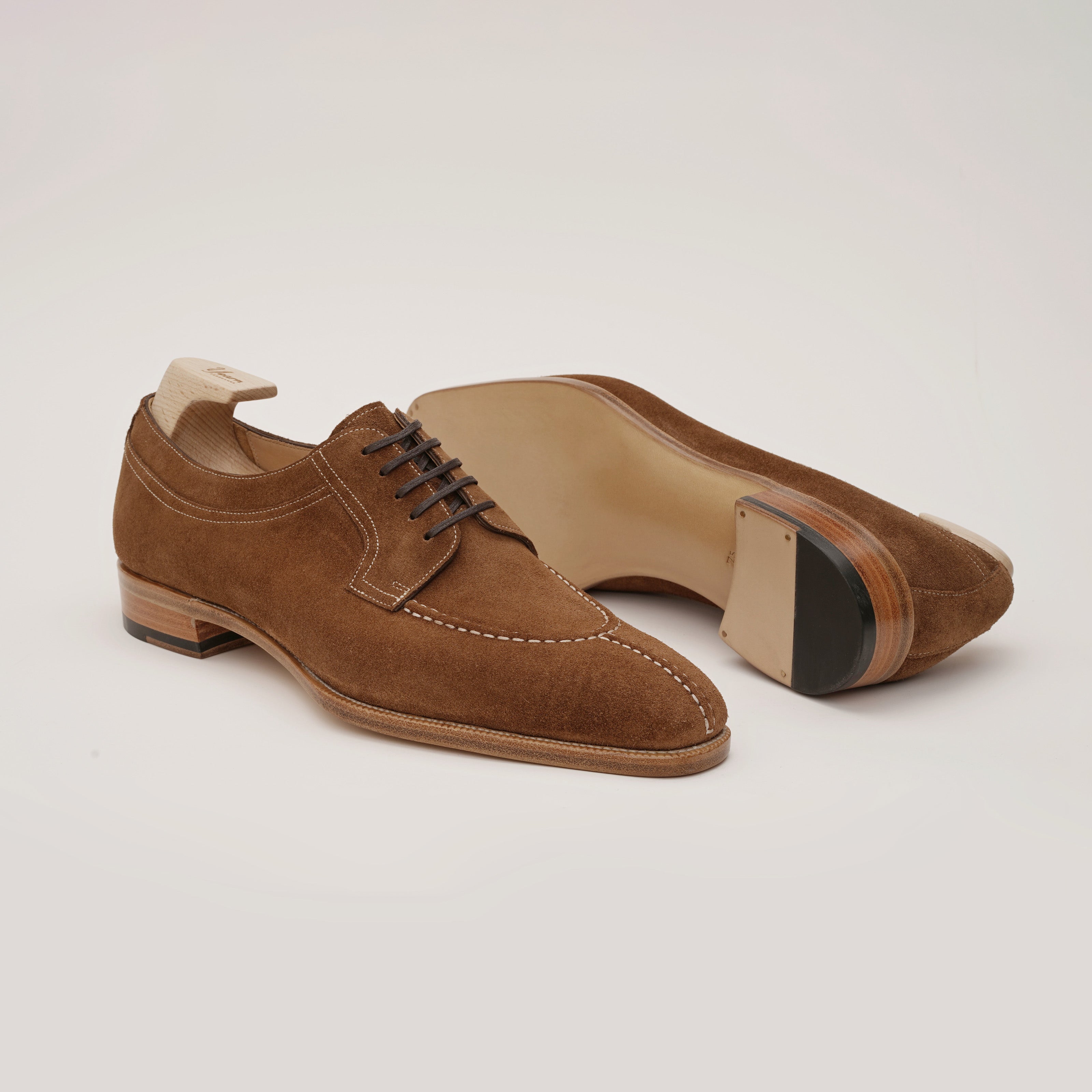 Yearn Shoemaker DER501 Suede Split-Toe Derby (Made to Order)