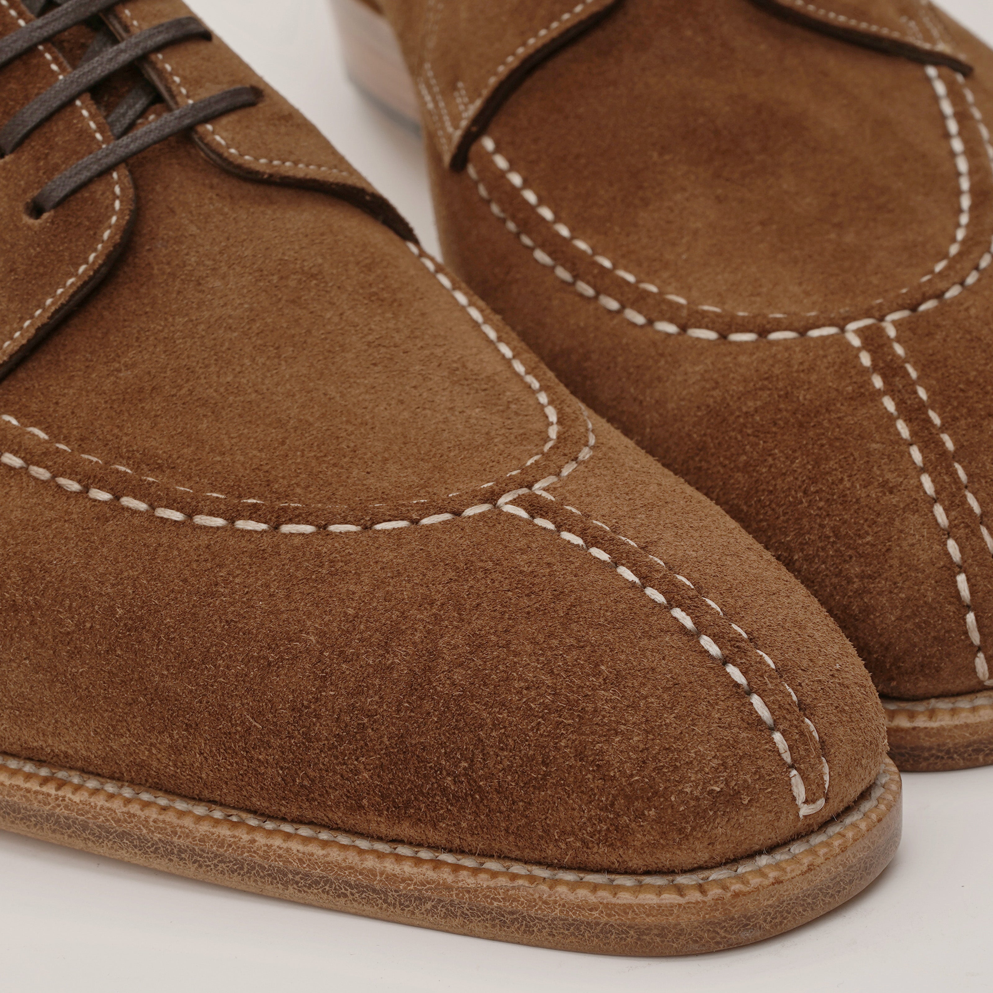 Yearn Shoemaker DER501 Suede Split-Toe Derby (Made to Order)