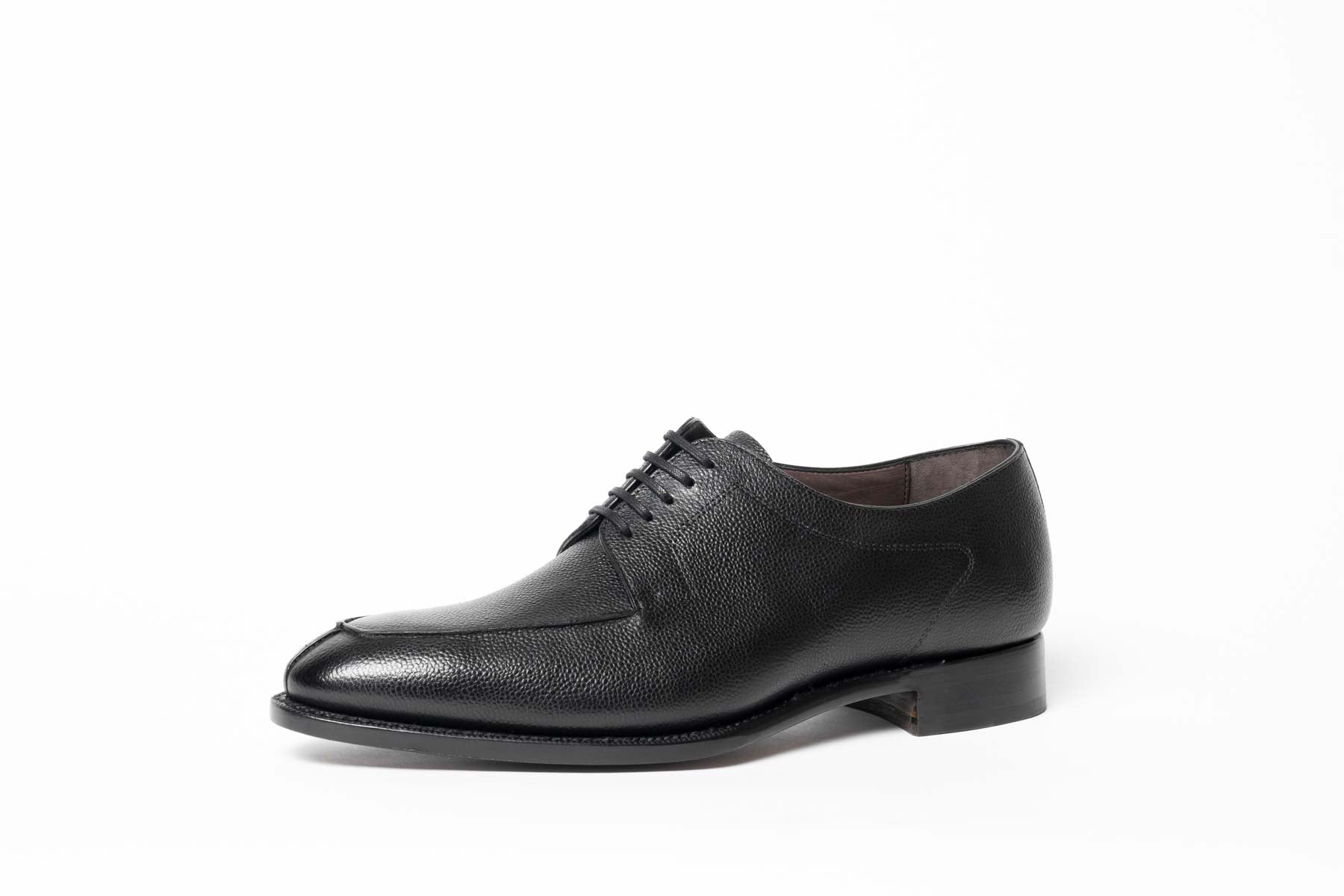 Carlos Santos 1465 Handgrade Black Grain Split-Toe Derby