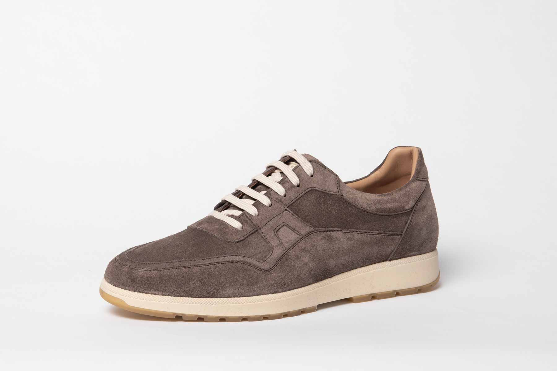 Carlos Santos Sneakers In Dark Brown Suede