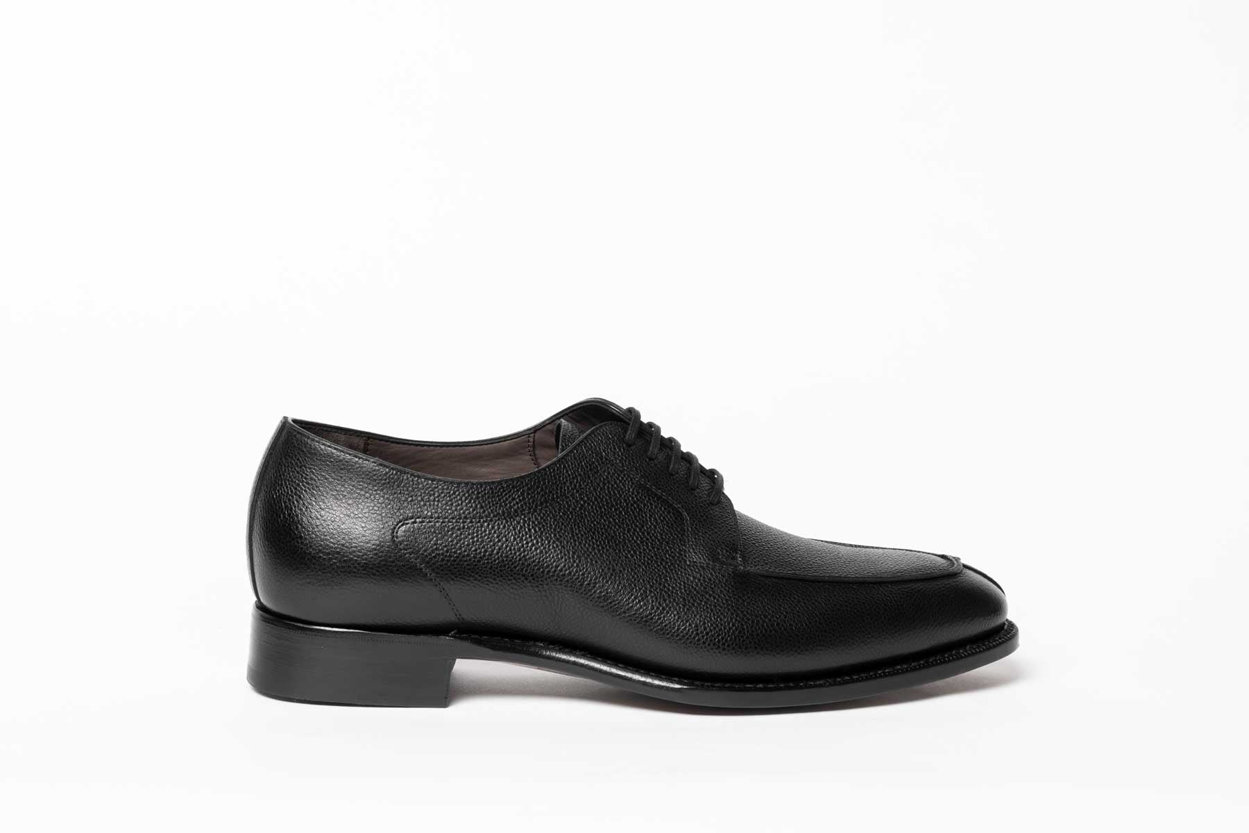 Carlos Santos 1465 Handgrade Black Grain Split-Toe Derby