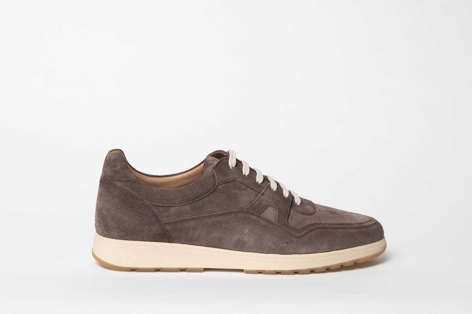 Carlos Santos Sneakers In Dark Brown Suede