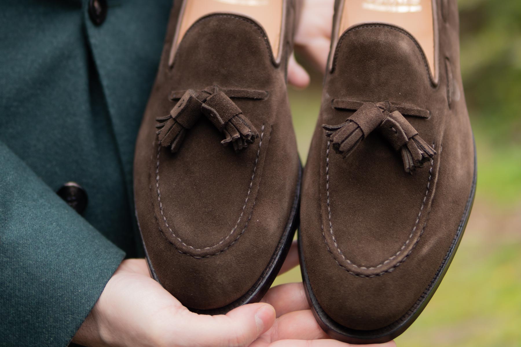 Crockett & Jones Cavendish in Dark Brown Suede for The Noble Shoe 7