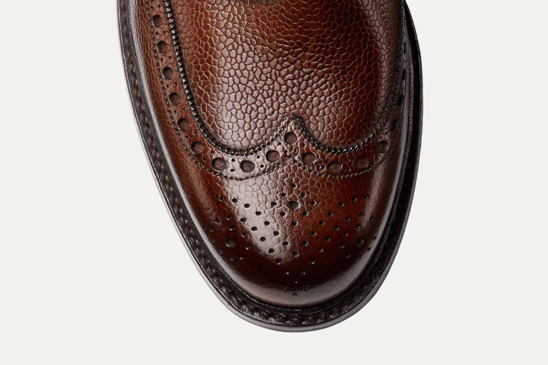 Crockett & Jones Islay In Dark Brown Scotch Grain | The Noble Shoe