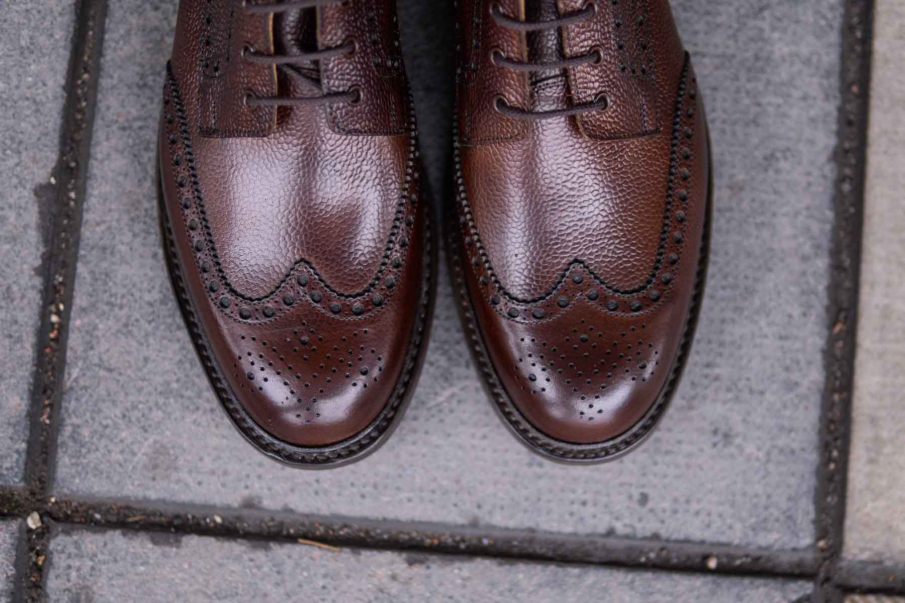 Crockett & Jones Islay In Dark Brown Scotch Grain | The Noble Shoe