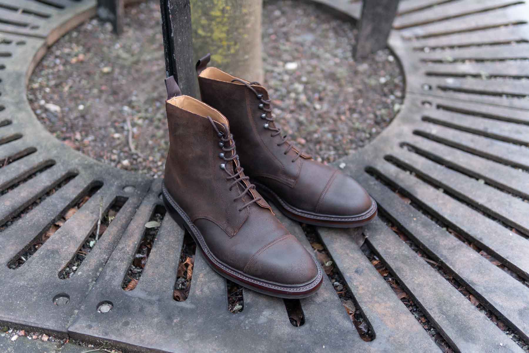 Crockett & Jones Coniston - UK 6 / Dark Brown Rough-Out Suede