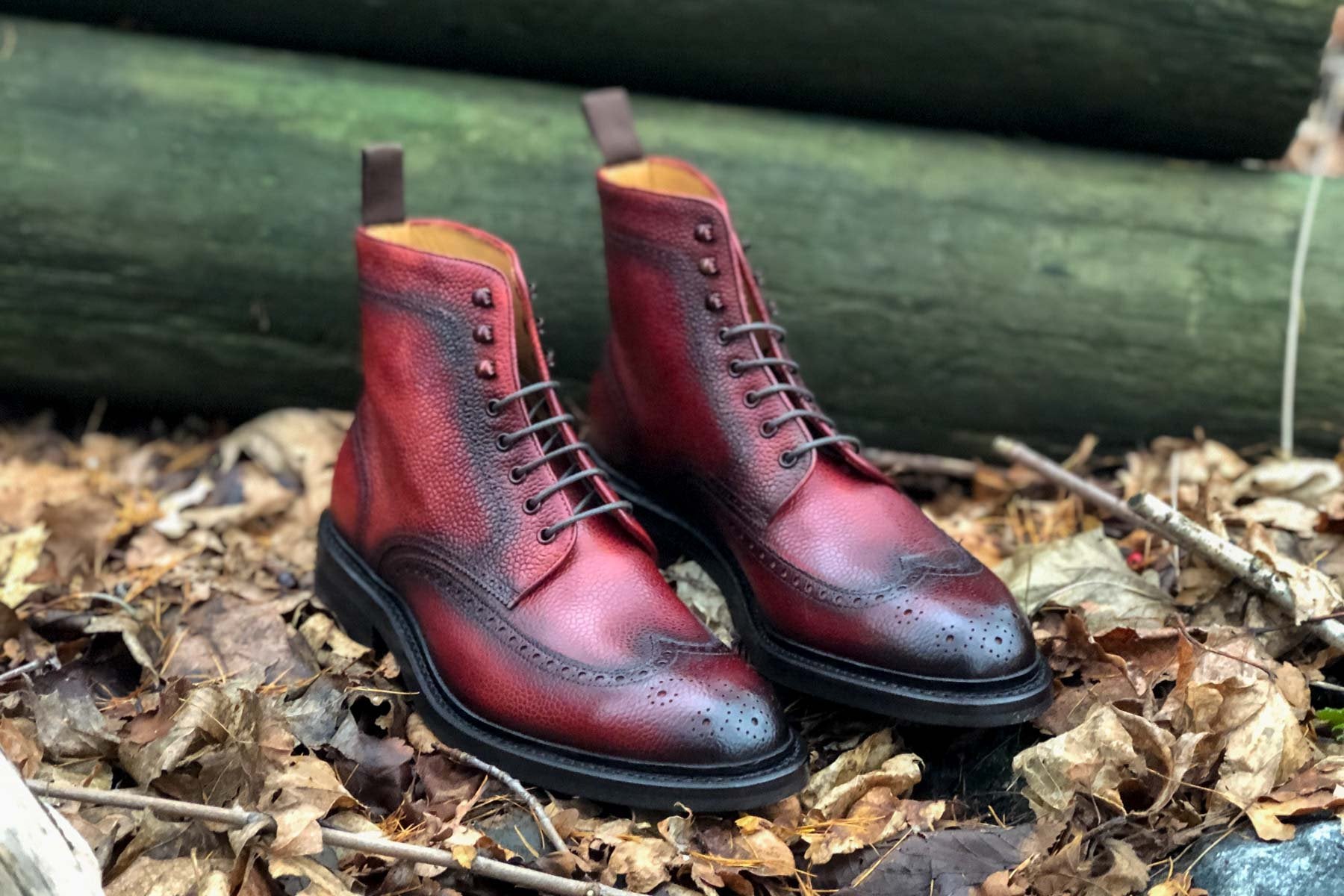 Carlos Santos 8922 Wingtip Boot in Alentejo Patina For The Noble Shoe